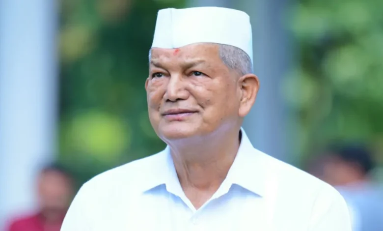 Harish Rawat during his return and road show in Uttarakhand