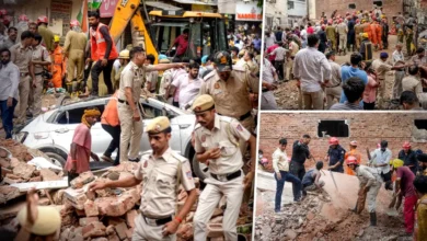 Satya Niketan incident: Medical shop on the ground floor, PG accommodation above, and construction work in the basement—this is how the four-storey building collapsed.