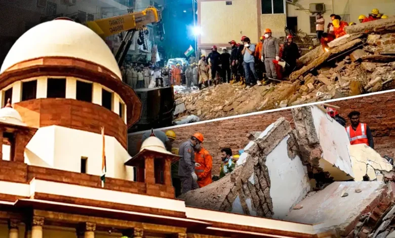 Satya Niketan PG building collapse case has reached the Supreme Court after seven deaths. A safety audit and inspection of PGs and private hostels