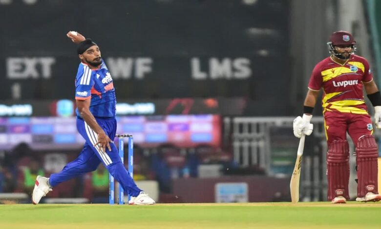 IND vs WI 1st T20 as West Indies set India a 172-run target in Lucknow