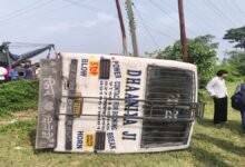Dehradun Bus Accident as passenger bus overturns near Singhniwala on Paonta Highway