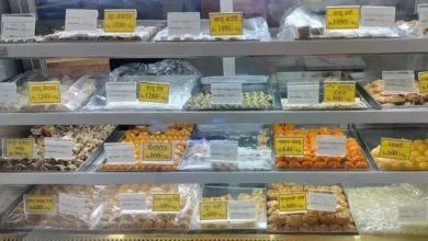Open sweets displayed at a shop counter in Uttarakhand, where manufacturing and expiry date labels will be mandatory