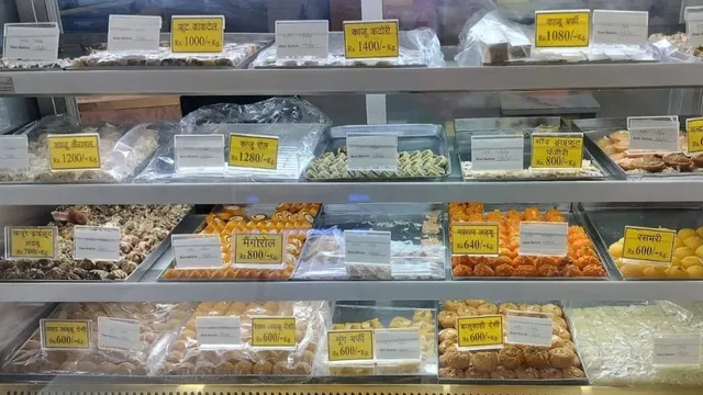 Open sweets displayed at a shop counter in Uttarakhand, where manufacturing and expiry date labels will be mandatory