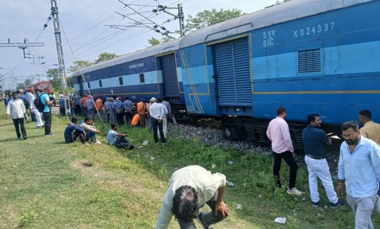 Two goods train coaches derailed near Haldi Road railway station in Rudrapur, Uttarakhand, disrupting rail traffic.